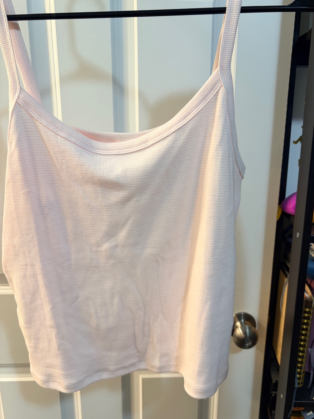 NWOT Aritzia XL Homestretch Tank in Villa Pink/White Stripe
